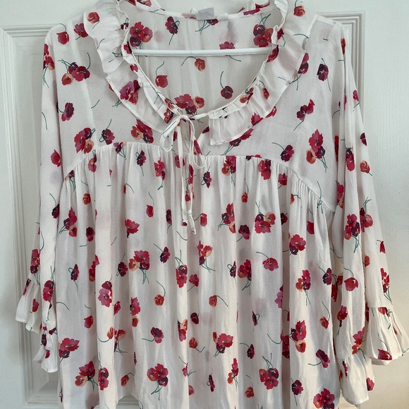 Floral flowy blouse - Picture 1 of 2